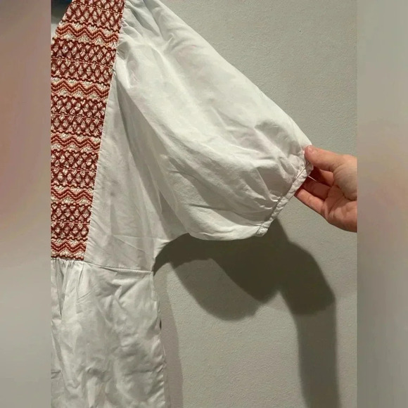 MADEWELL Embroidered Poplin V-Neck
Mini Dress / Size Small / - Picture 4 of 11